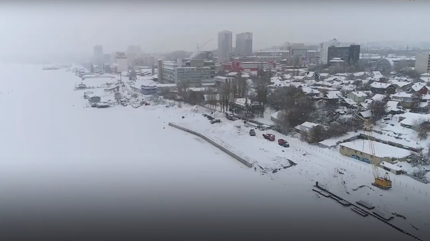 В Саратове продолжается строительство новой набережной