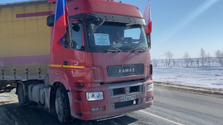 Саратовские спасатели отправились на Донбасс: они сопровождают колонну с 40 тоннами гуманитарного груза