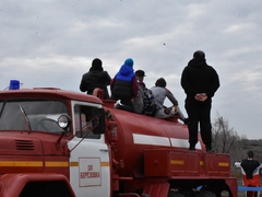 В Парке покорителей космоса проходит финал международного турнира среди мотоциклистов-экстремалов (фоторепортаж)