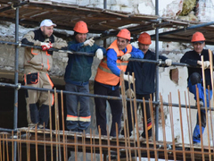 Реконструкция театра оперы и балета: на стройплощадке рухнул автокран