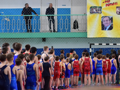 Первенство Саратова по греко-римской борьбе. Депутат Госдумы Андрей Воробьев вручил борцам значки кандидатов в мастера спорта