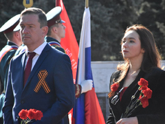 На Воскресенском кладбище почтили память погибших защитников Отечества