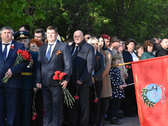 На Воскресенском кладбище почтили память погибших защитников Отечества