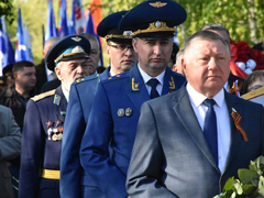 На Воскресенском кладбище почтили память погибших защитников Отечества