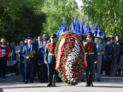 На Воскресенском кладбище почтили память погибших защитников Отечества