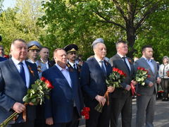 На Воскресенском кладбище почтили память погибших защитников Отечества