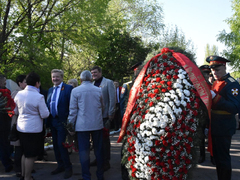 На Воскресенском кладбище почтили память погибших защитников Отечества