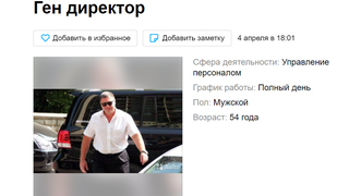 Алексей Прокопенко ищет работу гендиректором на Авито