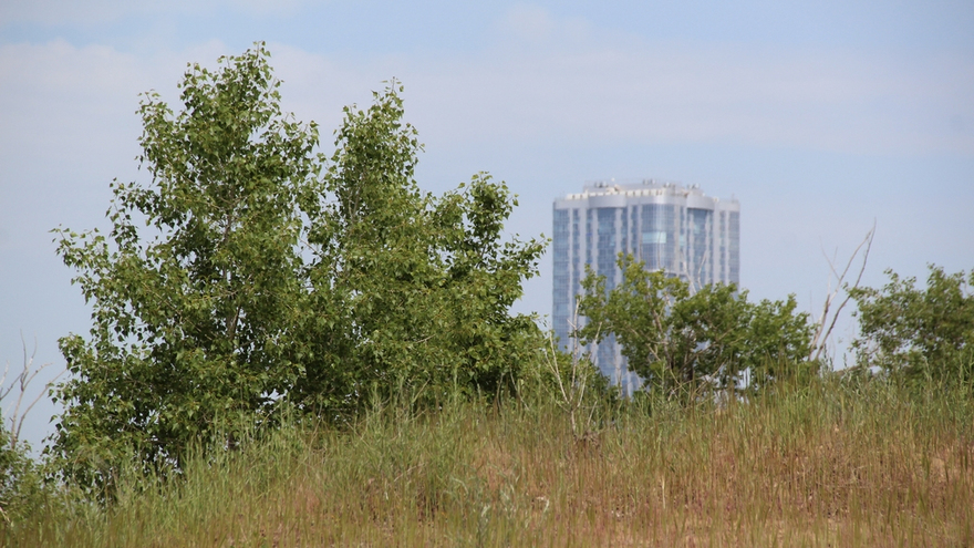 Саратовцы открыли купальный сезон на Городских песках и нелегальном пляже под мостом