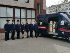 Следователи собрали 6 тонн гуманитарного груза для жителей Донбасса