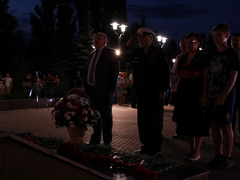 Саратовская молодежь почтила память выпускников 1941 года и поклялась в верности Отечеству