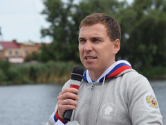 Саратовские спортсмены плавали на драконах по Сазанке