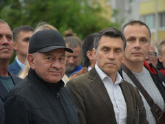 В Саратове стелу Город трудовой доблести открыли под песню Олега Газманова