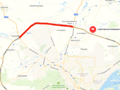 На 13-километровом участке саратовской кольцевой дороги появились две дополнительные полосы