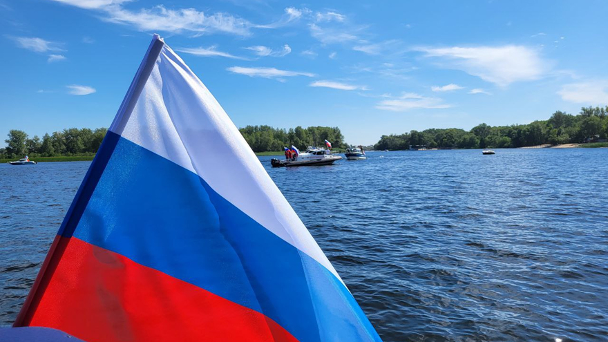 В Саратовской области прошел парад катеров