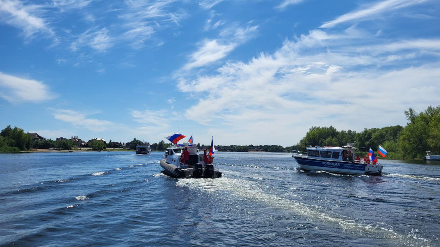 В Саратовской области прошел парад катеров