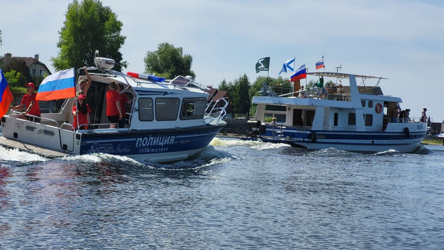 В Саратовской области прошел парад катеров