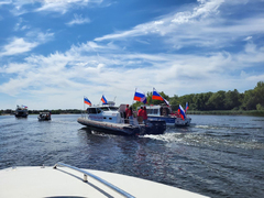 В Саратовской области прошел парад катеров