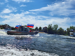 В Саратовской области прошел парад катеров