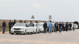 В Астраханской области на границе с Казахстаном разворачивают пункт мобилизации