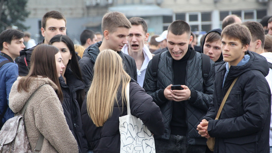 В центре Саратова прошел патриотический митинг