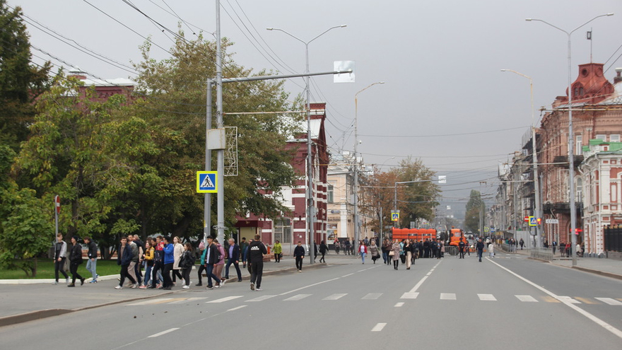 В центре Саратова прошел патриотический митинг