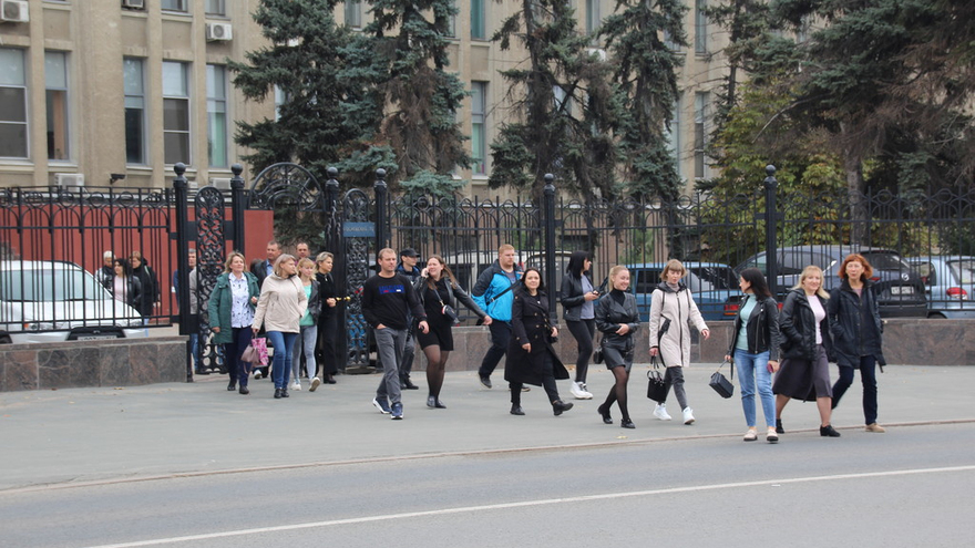 В центре Саратова прошел патриотический митинг
