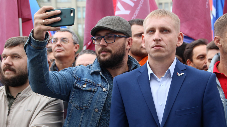 В центре Саратова прошел патриотический митинг