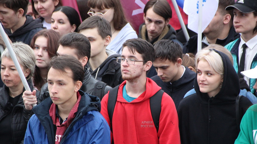 В центре Саратова прошел патриотический митинг