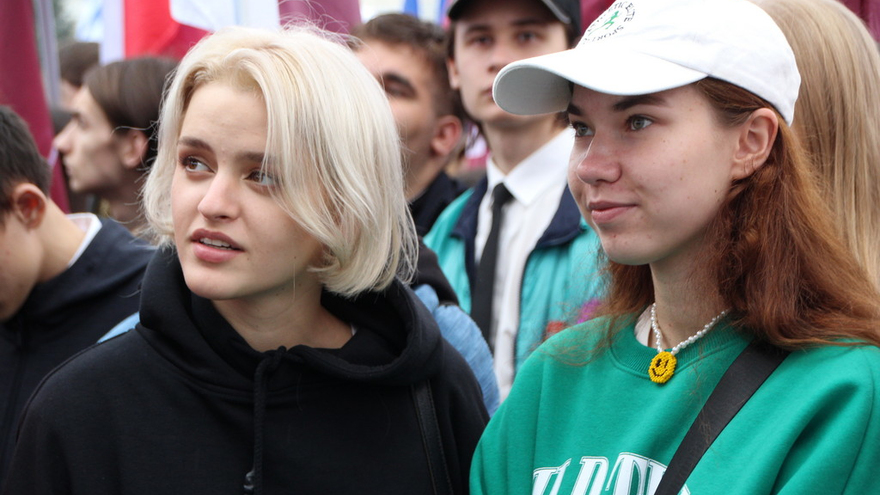 В центре Саратова прошел патриотический митинг