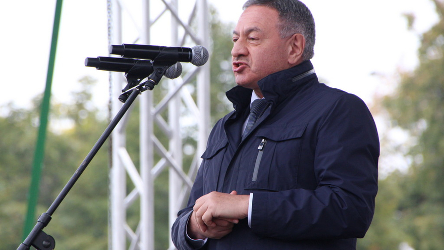 В центре Саратова прошел патриотический митинг