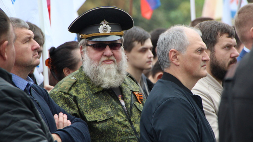 В центре Саратова прошел патриотический митинг