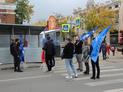В центре Саратова прошел патриотический митинг