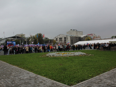 В центре Саратова прошел патриотический митинг