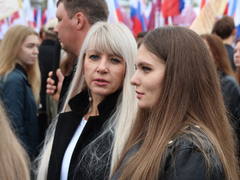 В центре Саратова прошел патриотический митинг