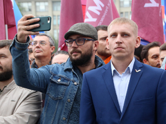 В центре Саратова прошел патриотический митинг