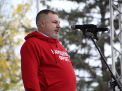 В центре Саратова прошел патриотический митинг