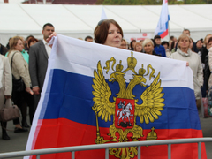 В центре Саратова прошел патриотический митинг