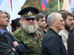 В центре Саратова прошел патриотический митинг