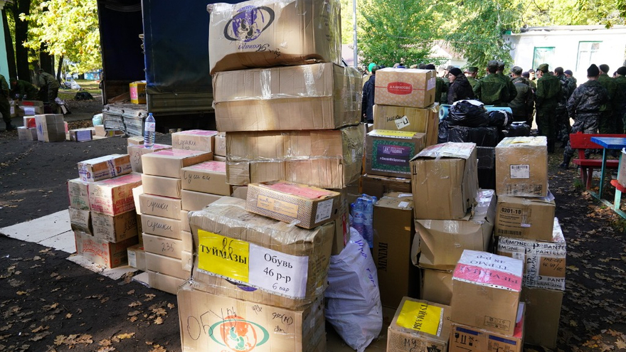 Мобилизация. Глава Башкирии привез в Саратов гуманитарный груз