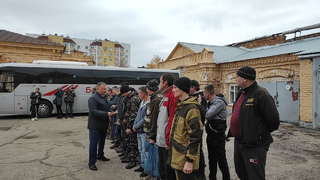 Многодетный отец из Саратовской области отправился на фронт добровольцем