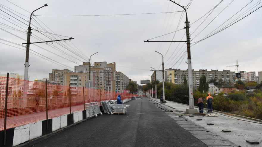 Дорогу на мосту через Глебучев овраг полностью откроют 15 ноября