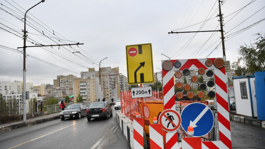 Дорогу на мосту через Глебучев овраг полностью откроют 15 ноября