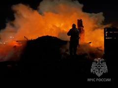 В рождественскую ночь на пожаре погиб пенсионер