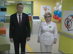 Бусаргин на открытии двух поликлиник в Саратове рассказал Путину о главном результате в здравоохранении