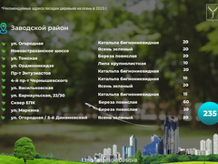 В Саратове осенью высадят 1,5 тысячи деревьев: адреса