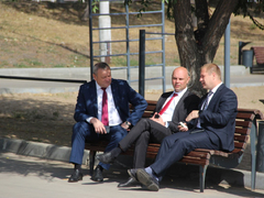 Вице-премьеру Правительства РФ Виктории Абрамченко показали крупнейший коллектор Саратова