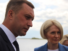 Вице-премьеру Правительства РФ Виктории Абрамченко показали крупнейший коллектор Саратова