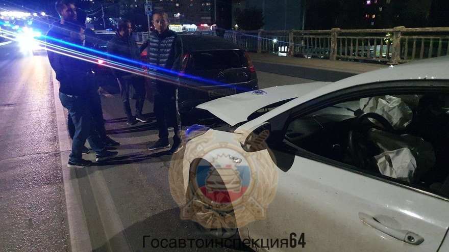 В массовой аварии у Алтынной горы пострадала женщина