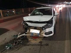 В массовой аварии у Алтынной горы пострадала женщина